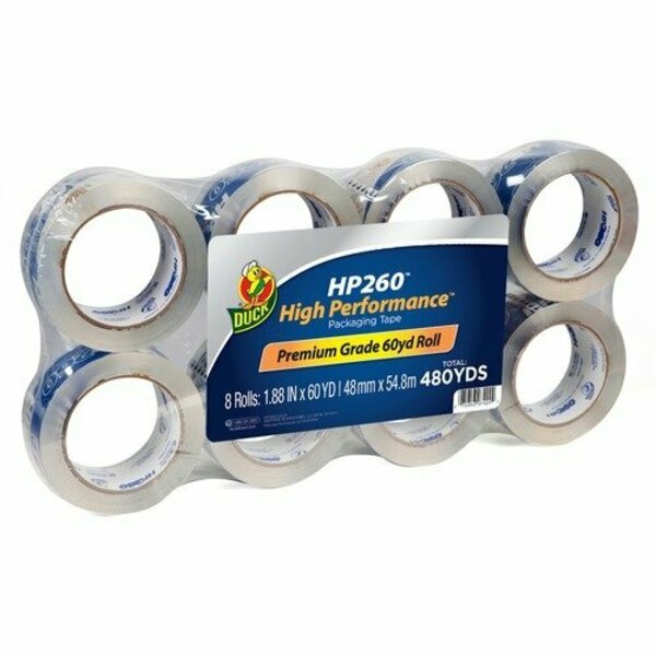 Duck Brand HP260 Packing Tapes, 3in Core, 1-7/8inx60Yds, CL DUC1067839